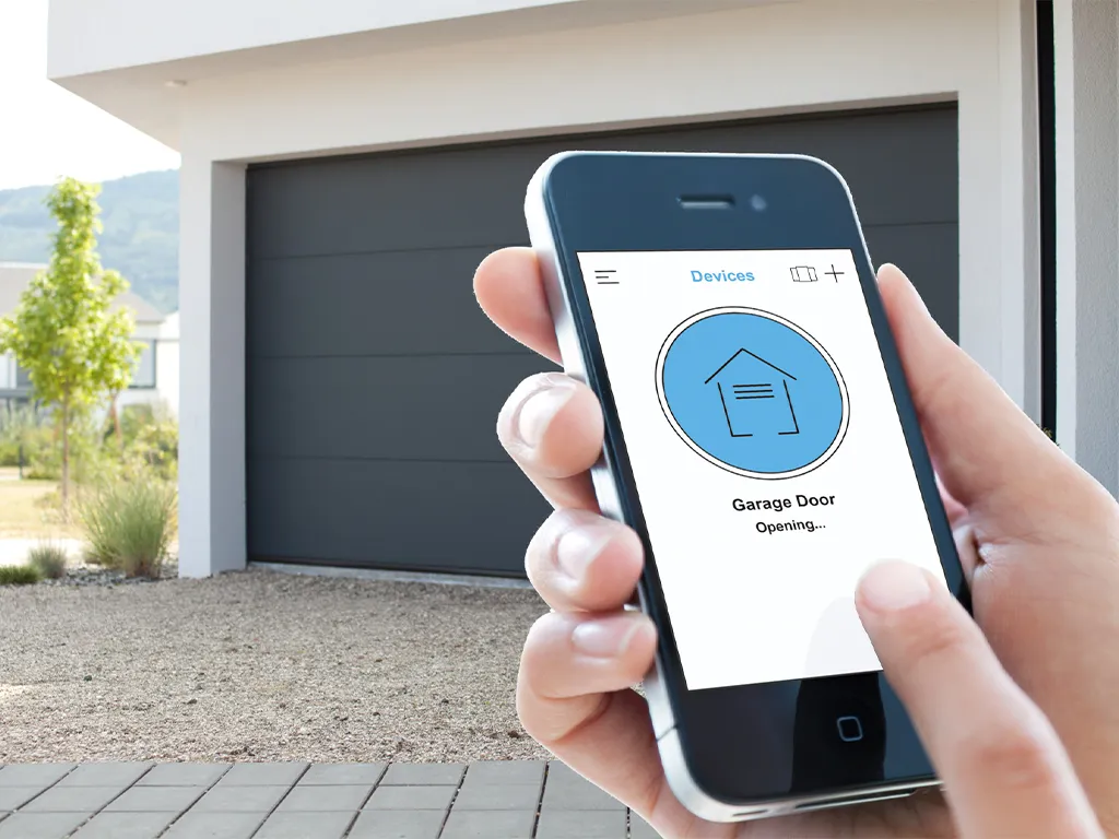 LiftMaster MyQ app som styrer garasjeport