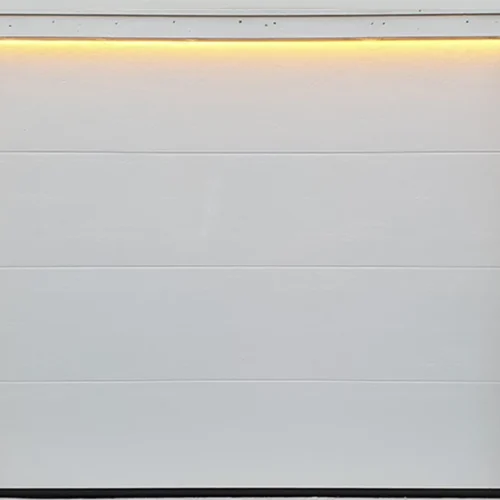 Garasjeport med LED-lyslist